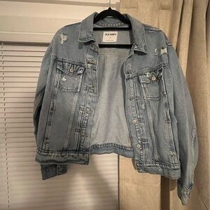 Old Navy Distressed Denim Jacket
